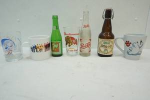 lot 163 image: Vintage Bottles and Mugs