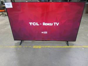 lot 904 image: TCL - 75 Class 4-Series 4K UHD HDR Smart Roku TV 75S455