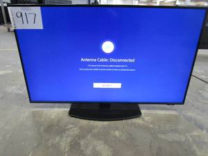 lot 917 image: SAMSUNG 43-Inch Class Crystal 4K UHD AU8000 Series HDR, 3 HDMI Ports, Motion Xcelerator, Tap View, PC on TV, Q Symphony, Smart TV with Alexa Built-In (UN43AU8000FXZA