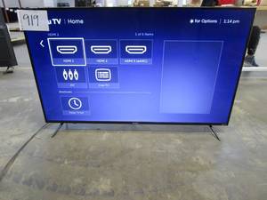 lot 919 image: Element 55 4K UHD Roku TV E4AA55R