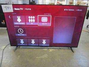 lot 935 image: TCL 55 Class 4-Series 4K UHD HDR Smart Roku TV  55S455