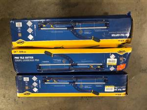 3 Lots of Pro Tile Cutter by QEP Customer Returns See Pictures