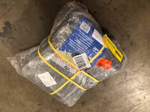 20 ft. x 40 ft. Silver Heavy Duty Tarp by Sigman    Customer Returns See Pictures
