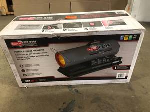 50K BTU Kerosene Forced Air Heater by Dyna-Glo Delux Customer Returns See Pictures