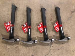 Lot of Assorted 20 oz. Fiberglass Rip Claw Hammer by Husky Customer Returns See Pictures