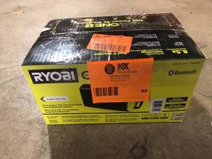 ONE 18V Speaker with Bluetooth Wireless Technology (Tool Only) by RYOBI  Customer Returns See Pictures