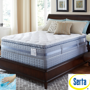 lot 6 image: Brand New Serta Perfect Sleeper Elite Series Super Plush Queen Pillow Top Mattress