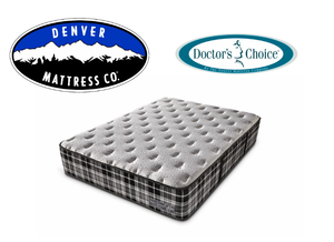 lot 9 image: Brand New Doctors Choice Elite Plush 14.5 Queen Mattress - Made By Denver Mattress Company