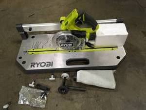 ONE 18V 5-12 in. Flooring Saw with Blade (Tool Only) by RYOBI   Customer Returns See Pictures