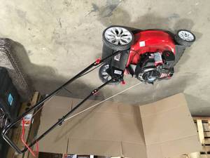 21in. 140cc Briggs & Stratton Gas Push Lawn Mower  by Troy-Bilt  Customer Returns See Pictures