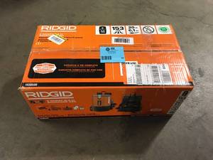 6 Qt. NXT Backpack Vacuum Cleaner with Filters and Locking Accessories for Dry Applications by RIDGID   Customer Returns See Pictures