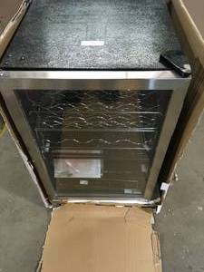 Vissani  4.3 Cu. ft. Wine and Beverage Cooler in Stainless Steel Customer Returns See Pics