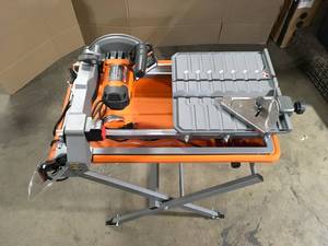 7 in. Ridgid Tile Cutter  Customer Returns See Pictures