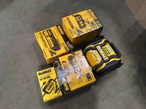 Lot of Portable Power Starters by Dewalt  Customer Returns See Pictures