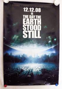 2008 The Day The Earth Stood Still Double Sided Original Advance Movie Theater Poster