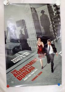 2010 The Adjustment Bureau Double Sided Original Advance Movie Theater Poster