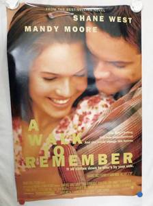 2002 A Walk To Remember Double Sided Original Movie Theater Poster