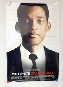 2008 Seven Pounds Double Sided Original Advance Movie Theater Poster