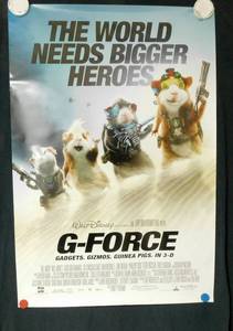 Walt Disneys 2009 G-Force Double Sided Original Movie Theater Poster