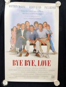 Vintage 1995 Bye Bye, Love Double Sided Original Movie Theater Poster