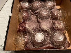lot 55 image: 35 ice cream glass bowls
