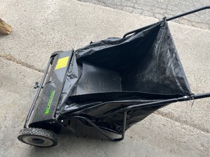 lot 83 image: Walk Behind Lawn Sweeper  like new