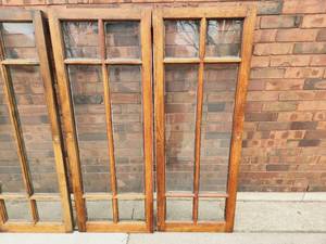 6 Antique Bungalow Windows