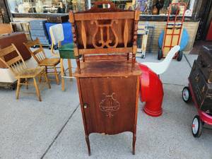 Antique Music Cabinet