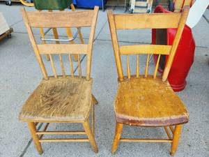 Pair of Antique Handmade Chairs