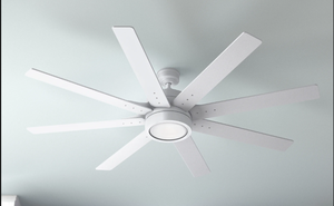 lot 531 image: Honeywell Xerxes 62 Ceiling Fan with LED Lights and Remote Included (OPEN BOX)