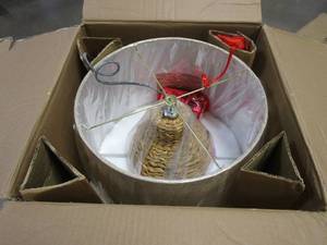 lot 526 image: JONATHAN Y Lighting Elicia Single Light 31 Tall LED Buffet Table Lamp (NEW IN BOX)