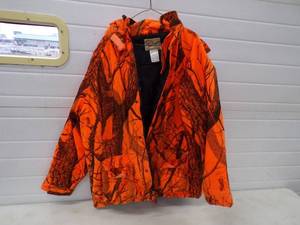 Mens XL Blaze Camo Insulated Hunting Coat