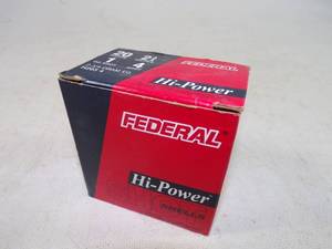 Federal 20 Gauge 2 34 4 Shot Full Box Ammunition