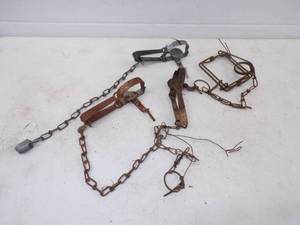 3 Gopher Traps and one Conibear Trap