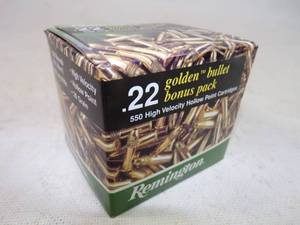 Remington .22 LR Golden Bullet Bonus Pack 550 rounds Ammunition