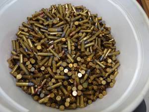 .22 LR Bullet Half Pail 12 pounds approximately 1500 Rounds Ammunition