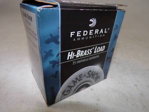 Federal 20 Gauge 2 34 4 Shot Full Box Ammunition