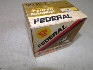 Federal 20 Gauge 3   7 12 Shot Full Box  Ammunition