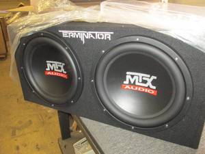 MTX Terminator 1200-Watt Dual Subwo...