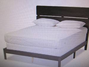 Baxton Studio Anthony Panel Bed - Q...