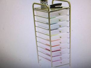 2 Honey-Can-Do 10-Drawer Metal Roll...