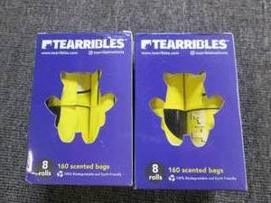 2 packages of dog poop bags...