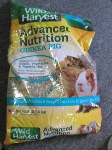 8lb wild harvest guinea pig food...