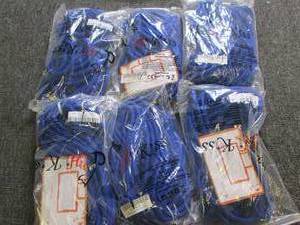 lot of 6 32 foot blue dog leashes...