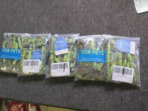 5 cat harness and leash sets...