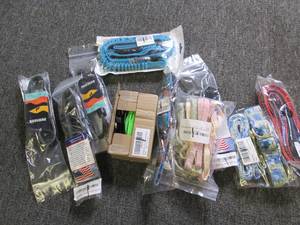 lot of dog collars...