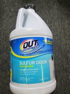 1 gallon of out filtermate sulfur o...