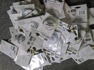 big lot of star wars metallic magne...