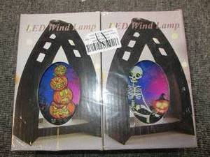 2 LED wind lamps...