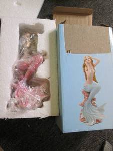mermaid figurine...